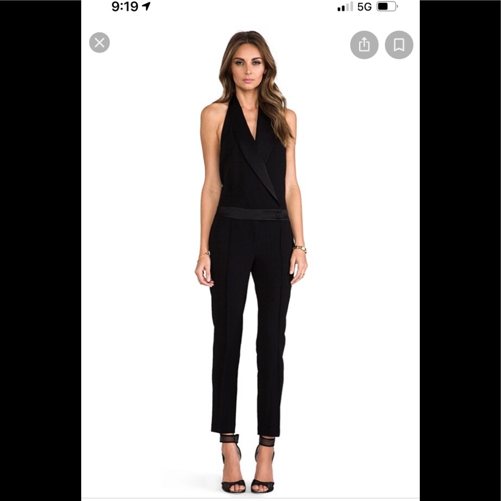 Haute hippie tuxedo jumpsuit